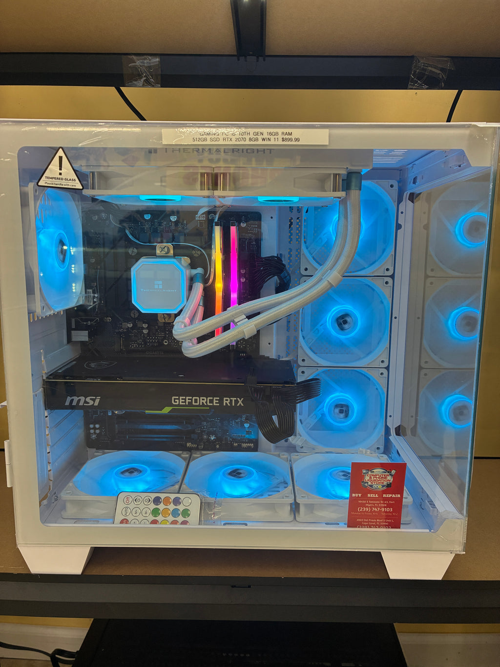 Gaming PC i5 10th Gen 16GB RAM 512GB SSD RTX 2070 8GB Win 11