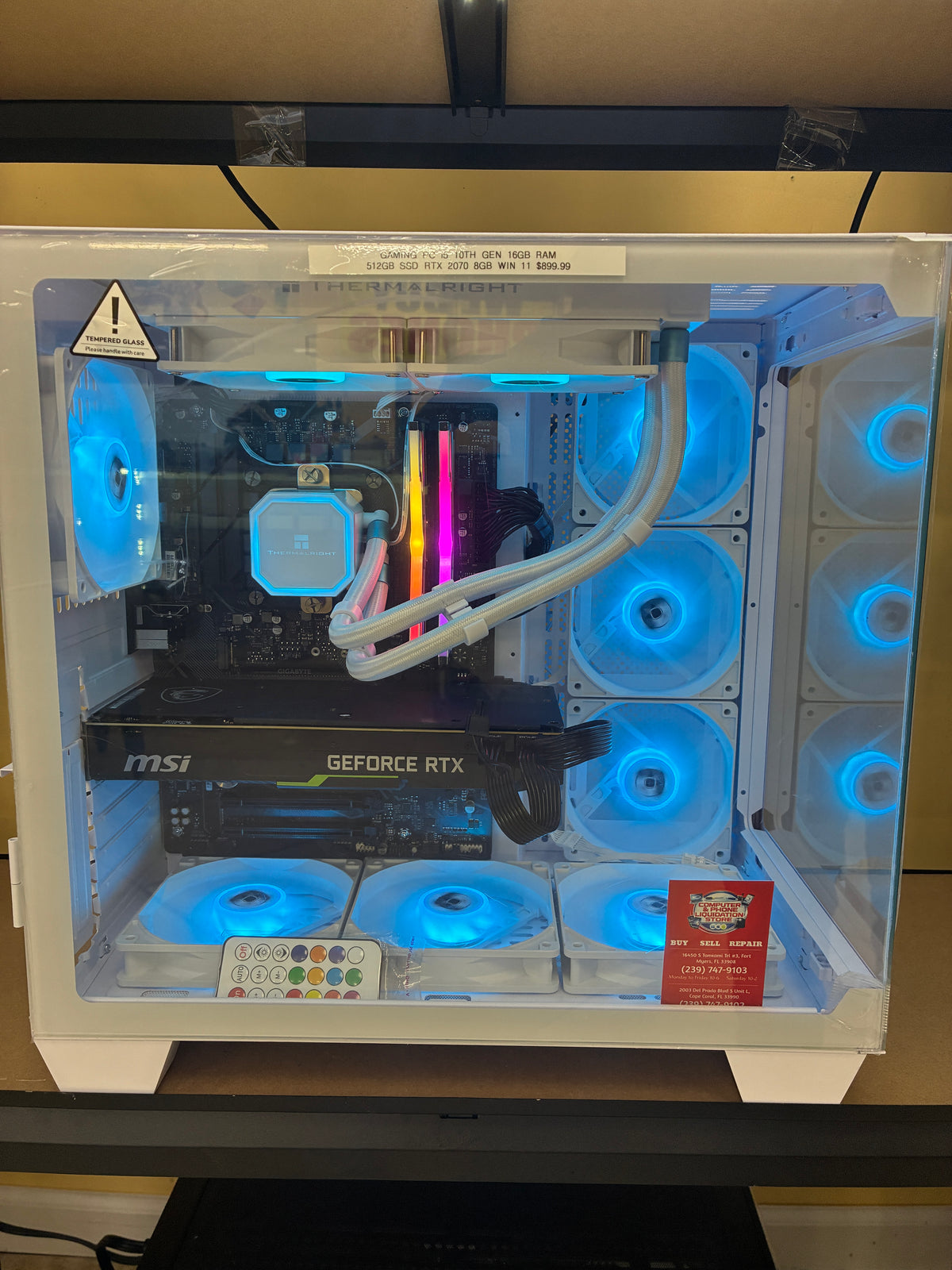 Gaming PC i5 10th Gen 16GB RAM 512GB SSD RTX 2070 8GB Win 11