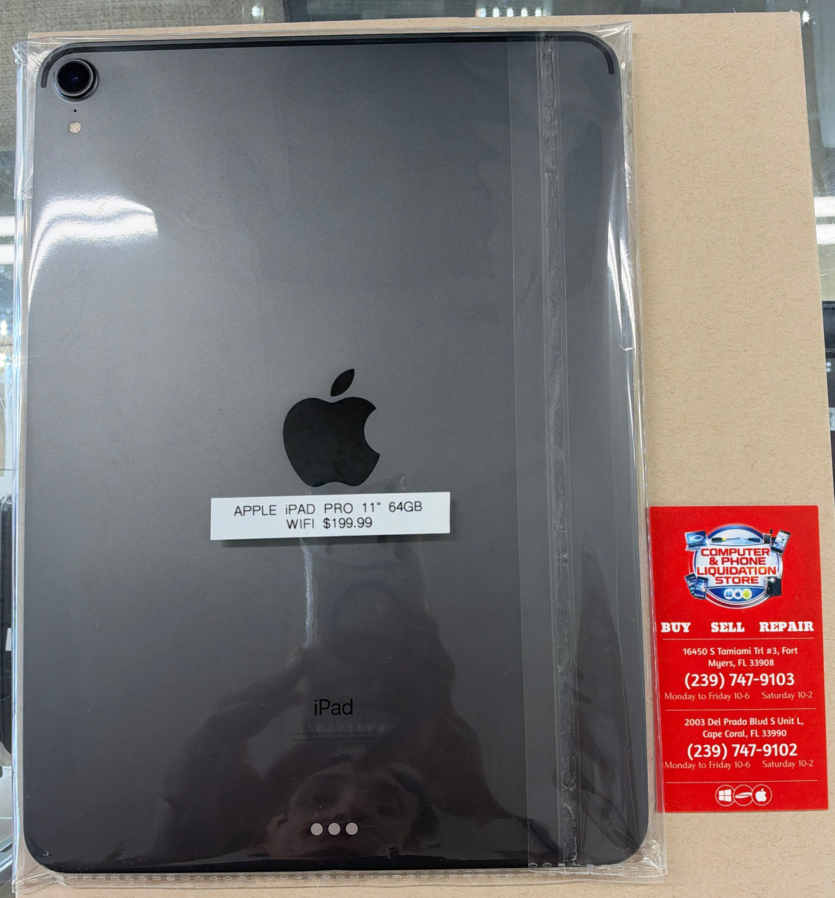Apple iPad Pro Tablet 11” 64GB Wifi