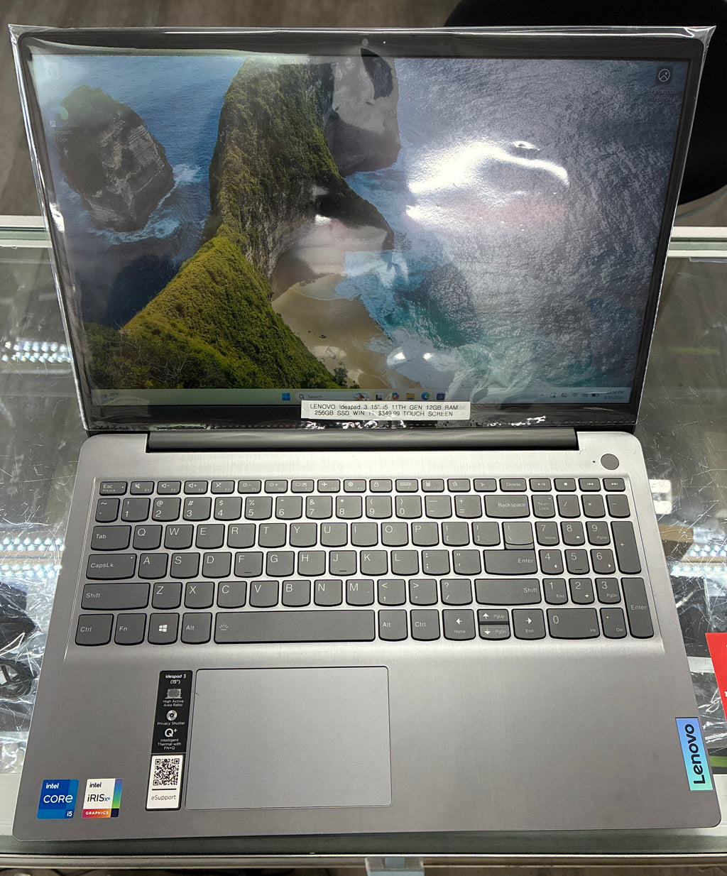 Lenovo Laptop Ideapad 3 15” i5 11th Gen 12GB Ram 256GB SSD Win 11 Touchscreen