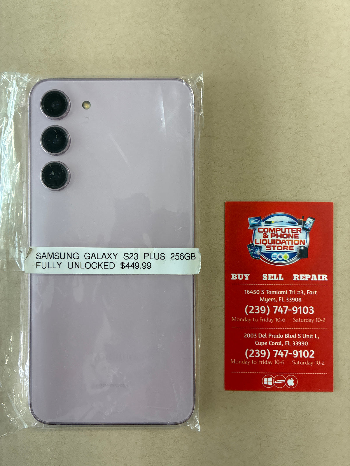 Samsung Galaxy S23 Plus 256GB Fully Unlocked
