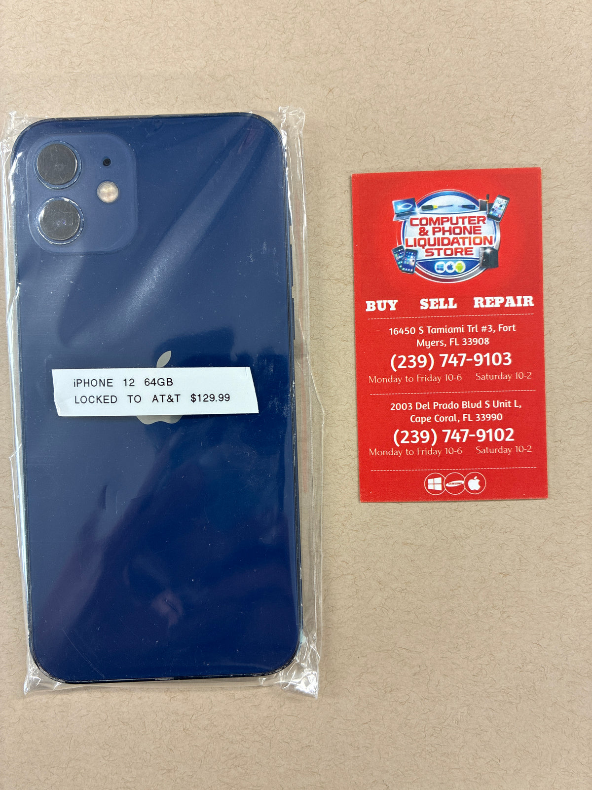 iPhone 12 64GB Locked To AT&T