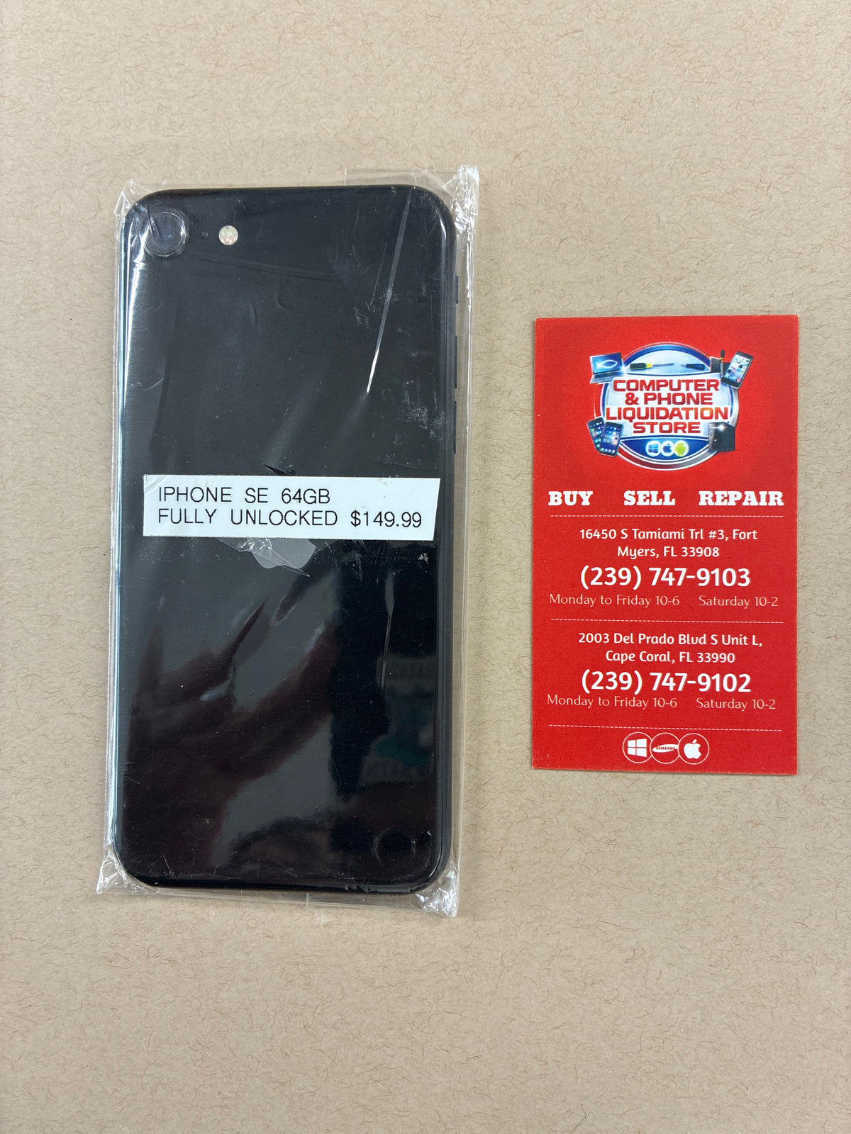 IPhone SE 64GB Fully Unlocked