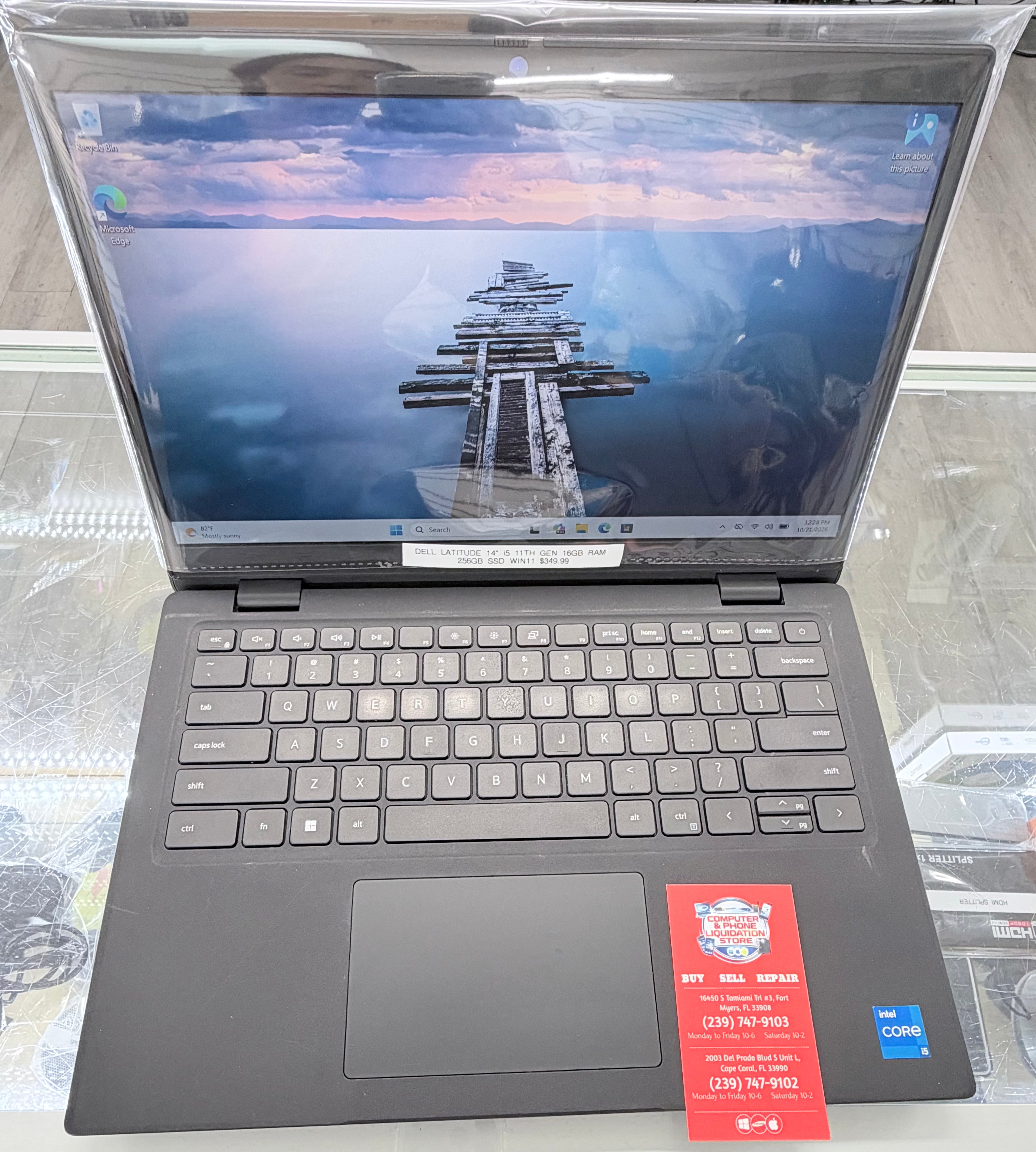 Dell Latitude 14” Laptop i5 11TH Gen 16GB RAM 256GB SSD Windows 11
