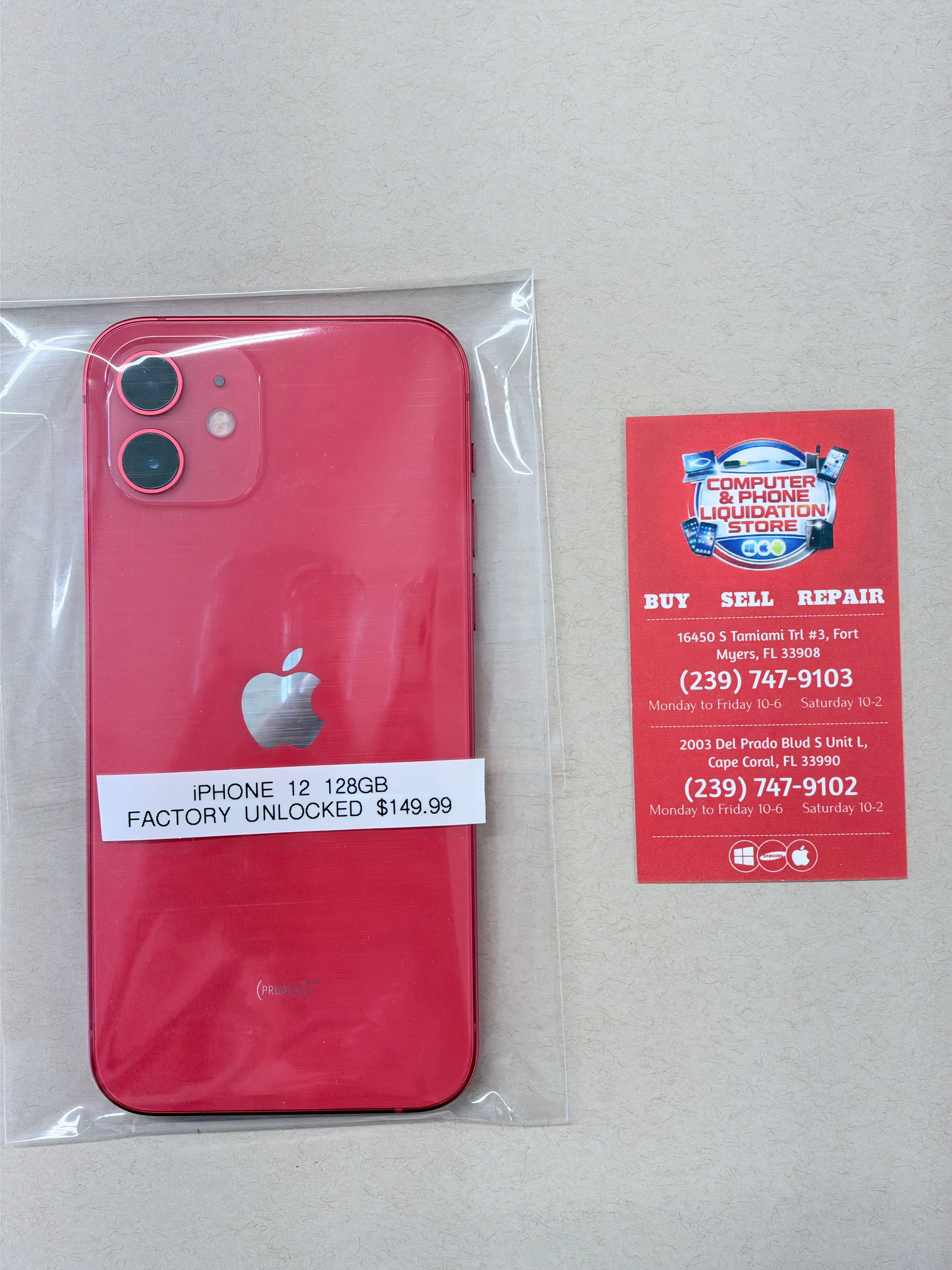 Apple iPhone Phone 12 64GB Factory Unlocked