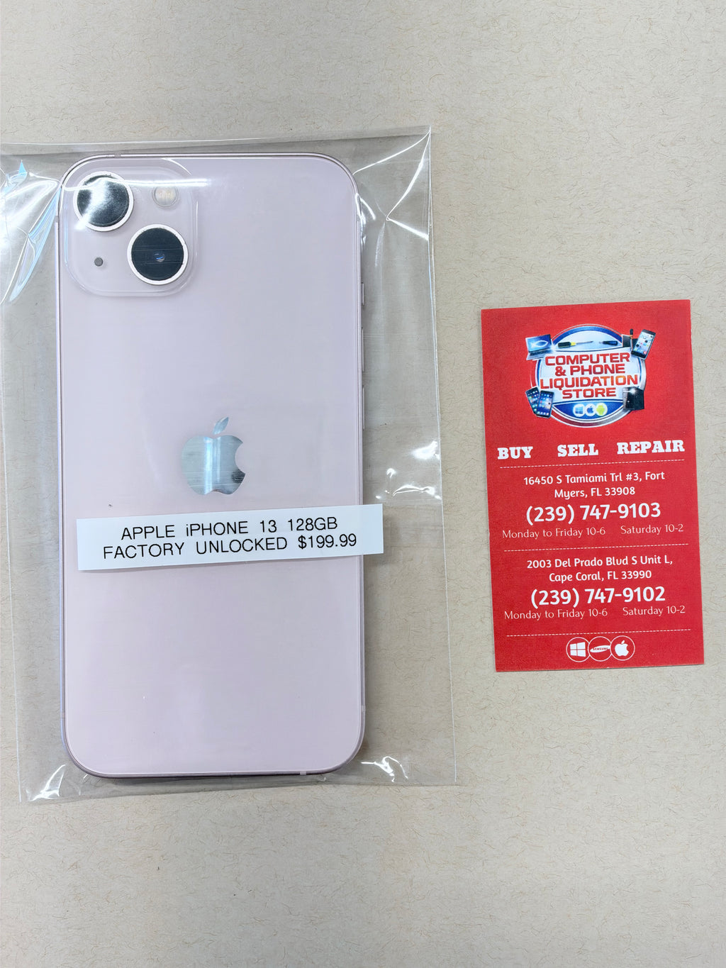 Apple iPhone Phone 13 128GB Factory Unlocked