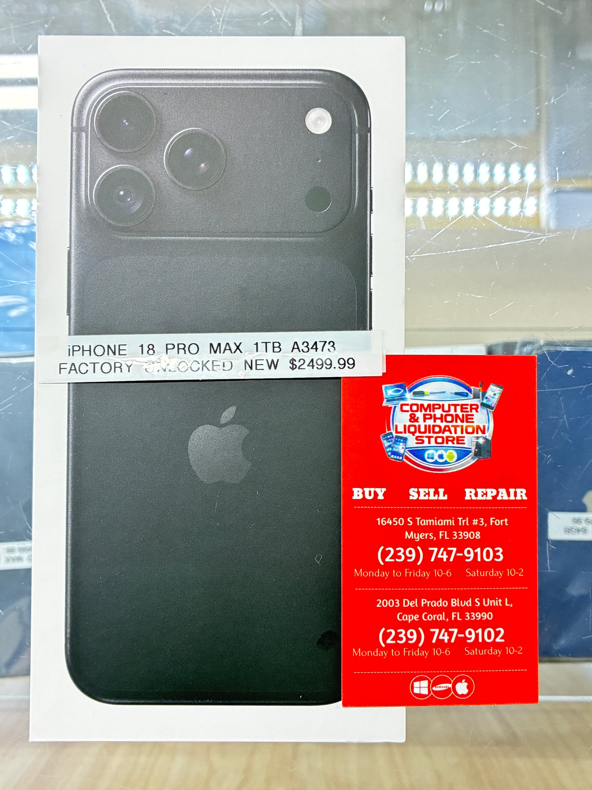 Iphone 18 Pro Max 1tb Fully Unlocked New Sealed