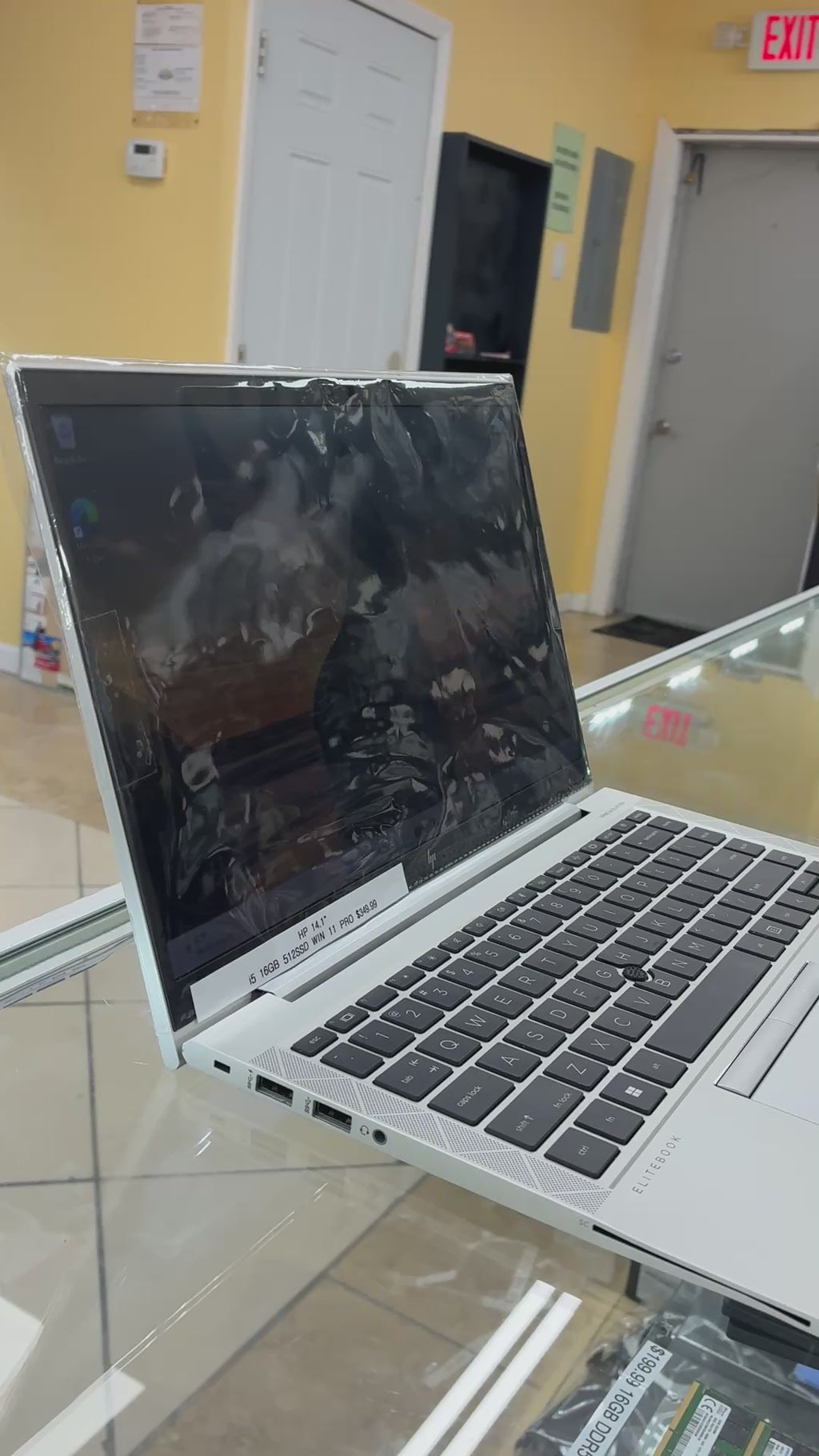 HP 14” Laptop i5 11th Gen 16GB RAM 512GB SSD Win 11