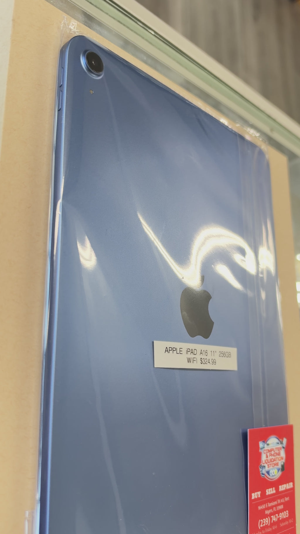Apple iPad 11” Tablet A16 256GB Wifi