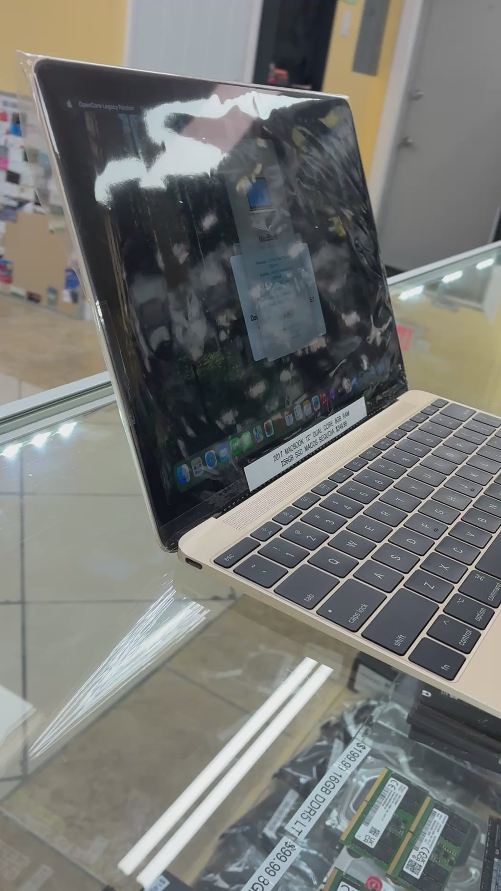 2017 MacBook 12” Laptop Dual Core 8GB RAM 256GB SSD MacOS Sequoia